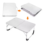 Unique Bargains Scrivania Pieghevole Portatile per Lettura Lavoro Laptop 24 x 16,1 x 10,6