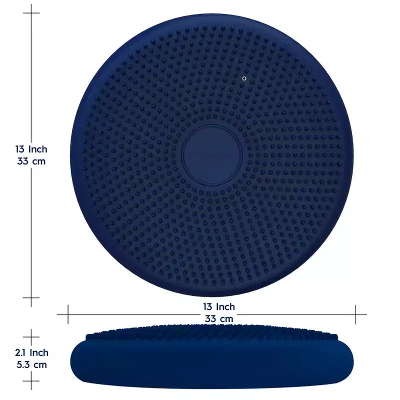 Cuscino sensoriale Bouncyband Big Wiggle Seat, blu