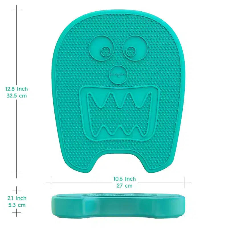 Cuscino Sensoriale Bouncyband Wiggle Seat, Mostro Menta