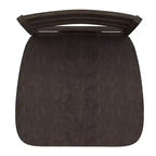 Sgabello da bar girevole in legno massello con schienale a scala, altezza bancone, qualità commerciale Liesel di Flash Furniture, con sedile in legno massello