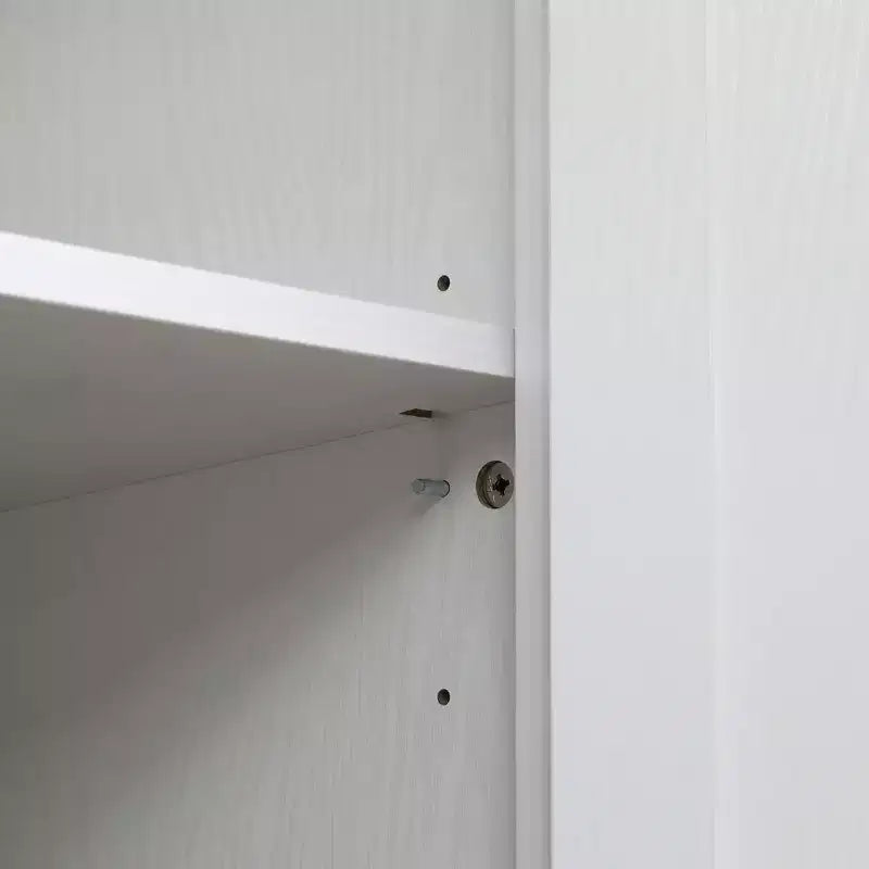 HOMCOM Dispensa da cucina indipendente 72" con 4 ante, armadio organizer con 4 livelli e ripiani regolabili
