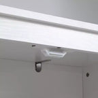 HOMCOM Dispensa da cucina indipendente 72" con 4 ante, armadio organizer con 4 livelli e ripiani regolabili