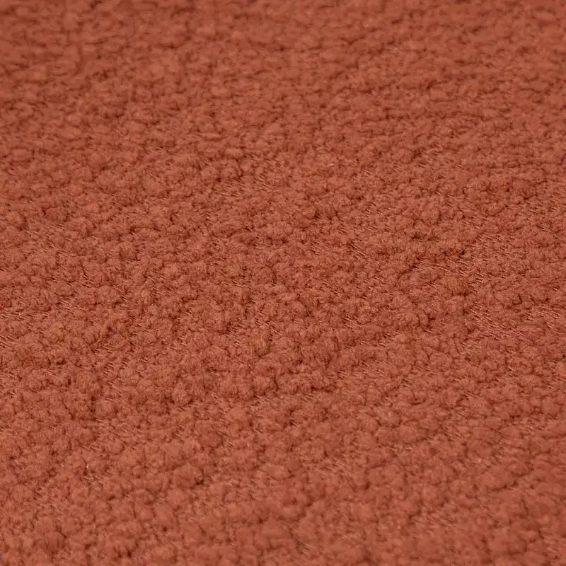 Poltrona a braccioli quadrati rivestita in bouclé da 71 cm - Kinwell