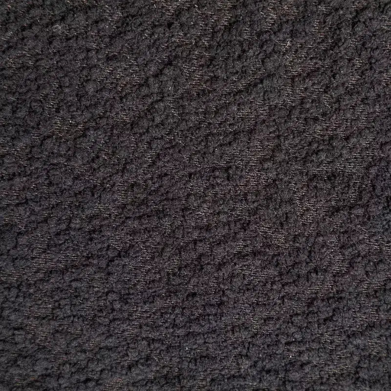 Poltrona a braccioli quadrati rivestita in bouclé da 71 cm - Kinwell