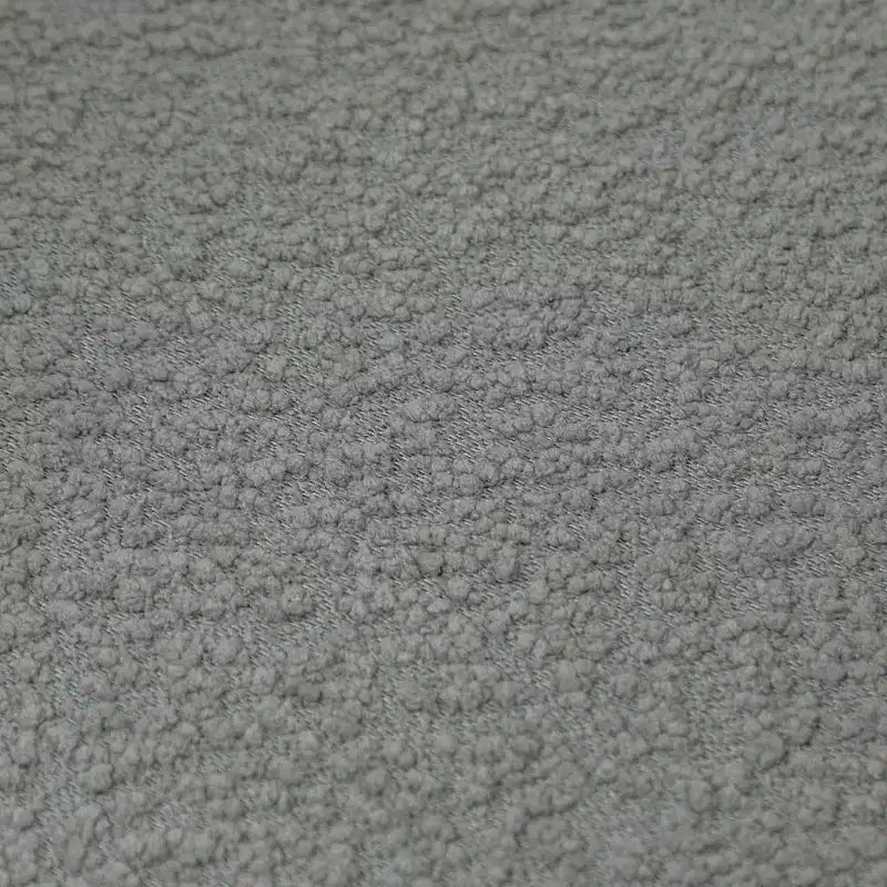 Poltrona a braccioli quadrati rivestita in bouclé da 71 cm - Kinwell
