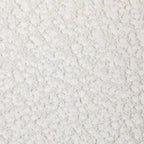 Poltrona a braccioli quadrati rivestita in bouclé da 71 cm - Kinwell