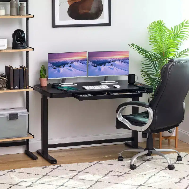 Scrivania elettrica IRIS USA regolabile in altezza con porta USB