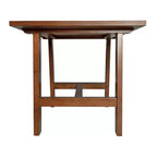 Flash Furniture Eli Tavolino Rustico in Legno Massello, Tavolino d'Appoggio Stile Cavalletto