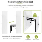 Scarpiera Versatile con 3 Cassetti a Scomparsa e Seduta Ribaltabile - ModernLuxe