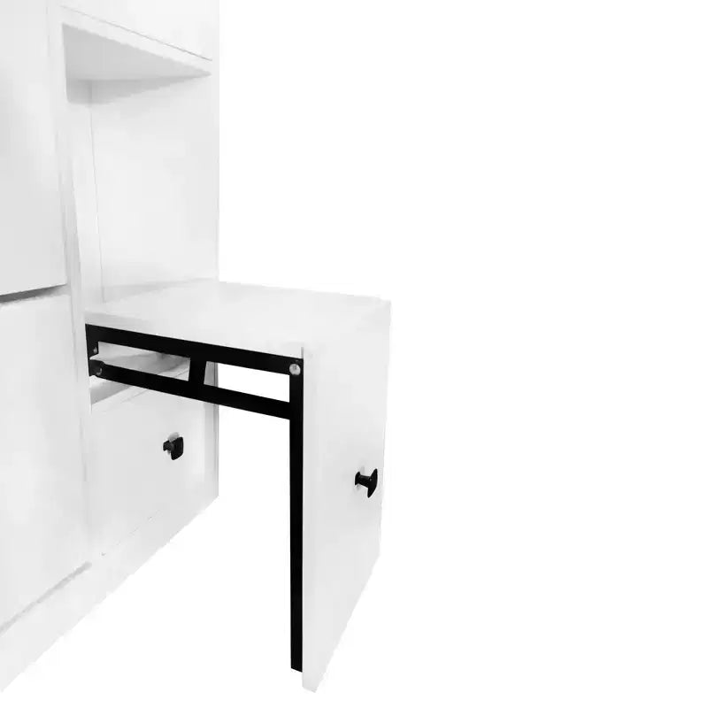 Scarpiera Versatile con 3 Cassetti a Scomparsa e Seduta Ribaltabile - ModernLuxe