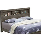 Letto matrimoniale con piattaforme portaoggetti Passion Furniture Burlington