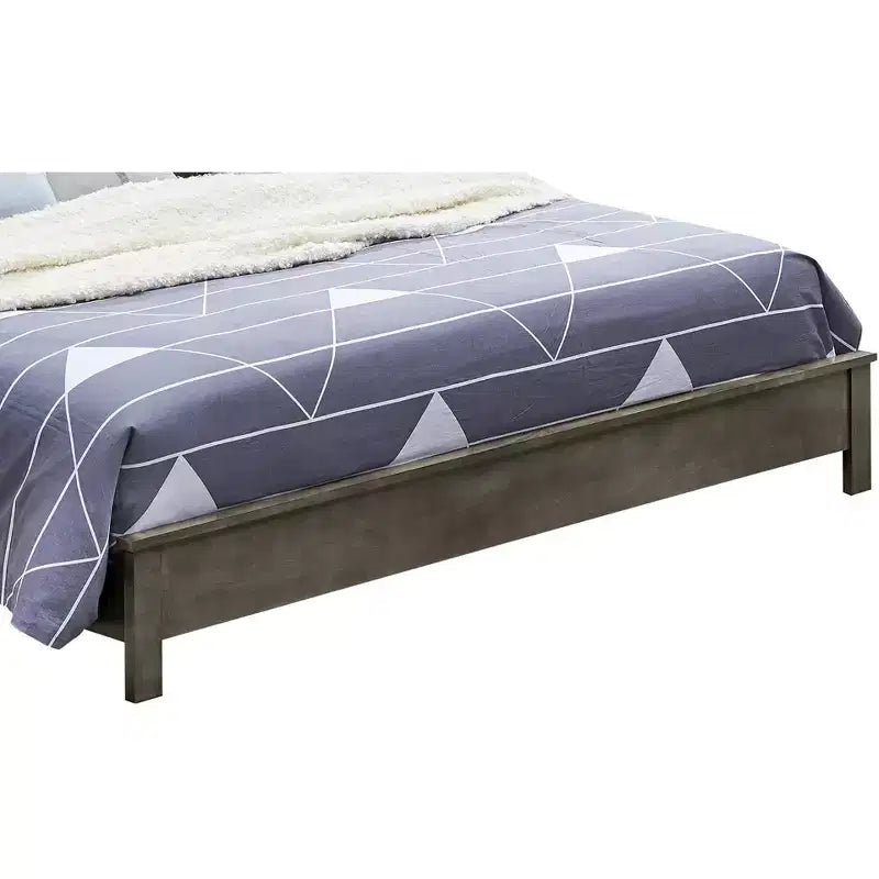 Passion Furniture Letto matrimoniale Queen Burlington con mensole portaoggetti