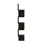 Furinno Libreria angolare a 5 ripiani a forma di S, colore espresso