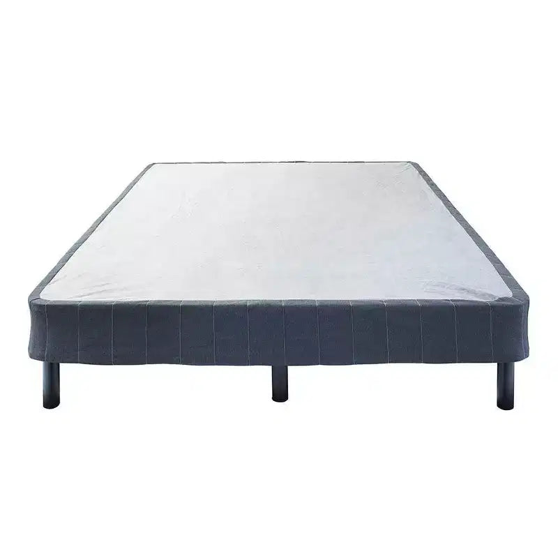 Hollywood Bed Frame Emerge Foldable Mattress Foundation with Attachable Legs Split Black