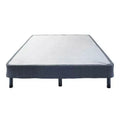Hollywood Bed Frame Emerge Foldable Mattress Foundation with Attachable Legs Split Black