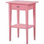 Comodino con 1 cassetto Passion Furniture Dalton (71 cm A x 46 cm L x 36 cm P)