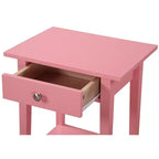Comodino con 1 cassetto Passion Furniture Dalton (71 cm A x 46 cm L x 36 cm P)