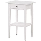 Comodino con 1 cassetto Passion Furniture Dalton (71 cm A x 46 cm L x 36 cm P)