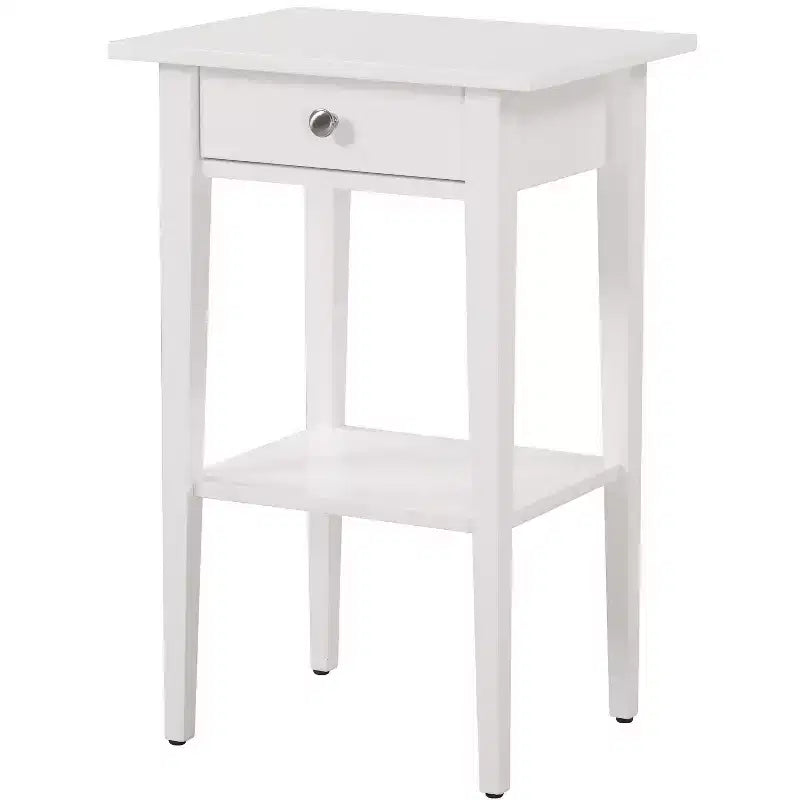 Comodino con 1 cassetto Passion Furniture Dalton (71 cm A x 46 cm L x 36 cm P)