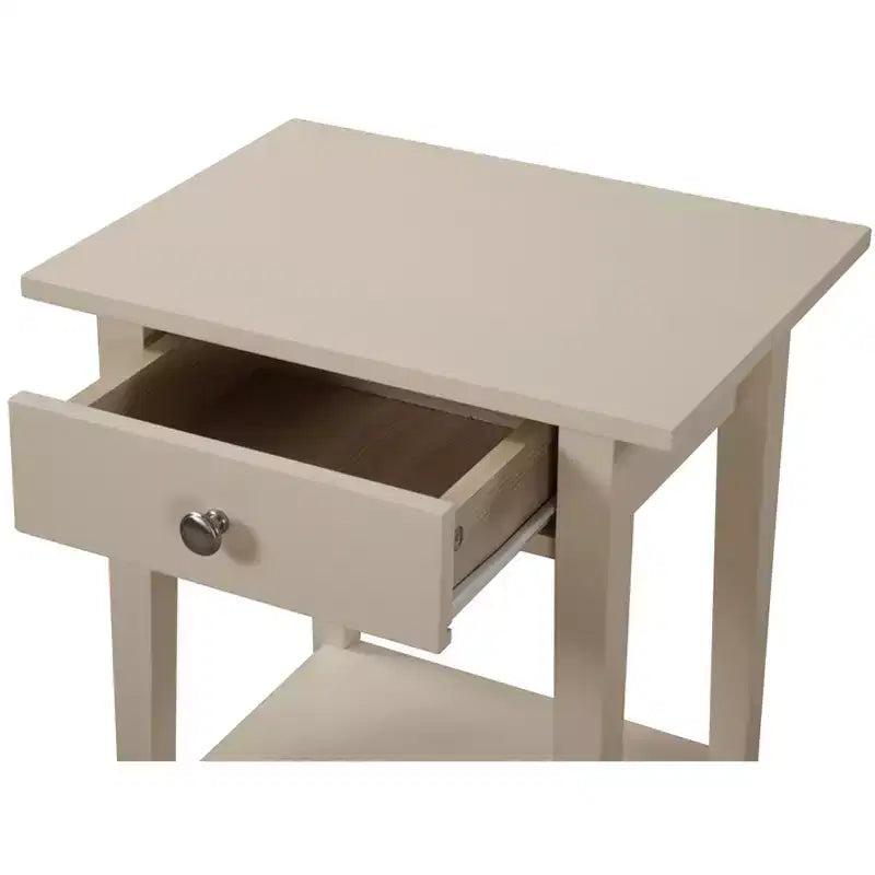 Comodino con 1 cassetto Passion Furniture Dalton (71 cm A x 46 cm L x 36 cm P)