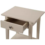 Comodino con 1 cassetto Passion Furniture Dalton (71 cm A x 46 cm L x 36 cm P)
