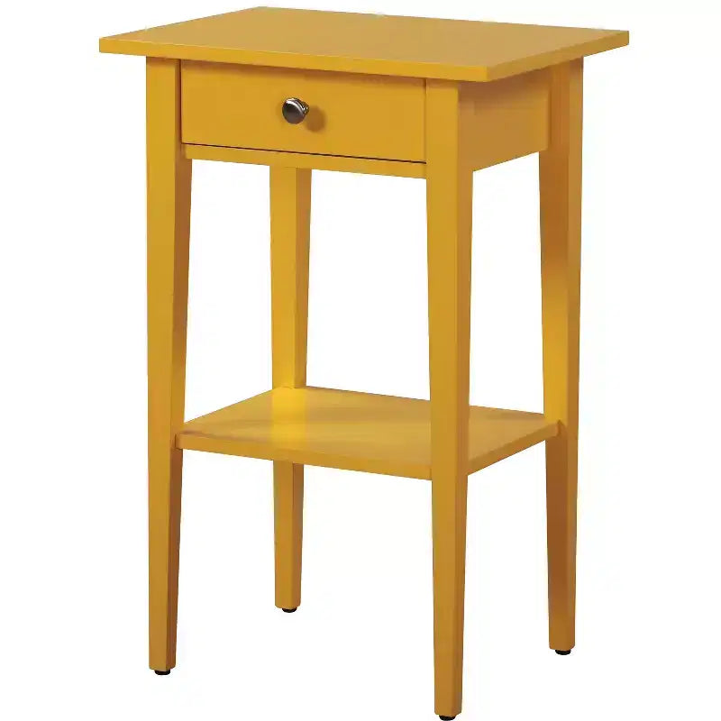Comodino con 1 cassetto Passion Furniture Dalton (71 cm A x 46 cm L x 36 cm P)