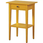 Comodino con 1 cassetto Passion Furniture Dalton (71 cm A x 46 cm L x 36 cm P)