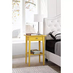 Comodino con 1 cassetto Passion Furniture Dalton (71 cm A x 46 cm L x 36 cm P)