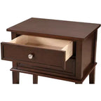 Comodino con 2 cassetti Newton di Passion Furniture (71 cm A x 56 cm L x 41 cm P)