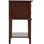 Comodino con 2 cassetti Newton di Passion Furniture (71 cm A x 56 cm L x 41 cm P)