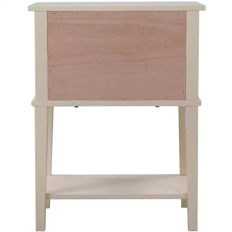 Comodino con 2 cassetti Newton di Passion Furniture (71 cm A x 56 cm L x 41 cm P)