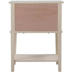 Comodino con 2 cassetti Newton di Passion Furniture (71 cm A x 56 cm L x 41 cm P)
