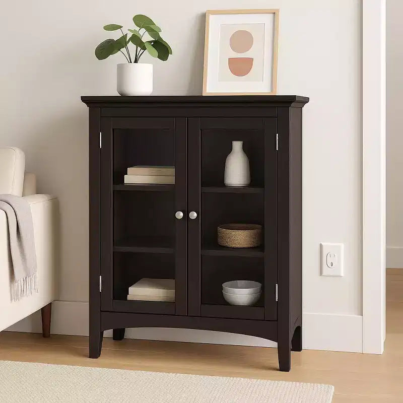 Teamson Home Mobiletto indipendente Madison con ante in vetro