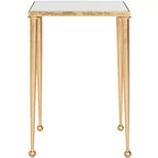 Nyacko End Table - FOX2579A - Gold/Mirror - Safavieh Couture