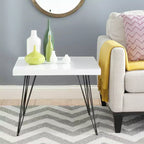 Tavolino da caffè Wolcott Square - FOX4206A - Bianco/Nero - Safavieh Couture