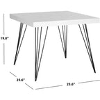 Tavolino da caffè Wolcott Square - FOX4206A - Bianco/Nero - Safavieh Couture