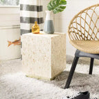 Tavolino Juno Rect Mosaico - TRB1009A - Multi Beige/Oro - Safavieh