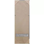 Amanti Art Elegante specchio da porta spazzolato color miele senza bordo, specchio a figura intera, specchio da parete 52.75 in. x 18.75 in.