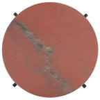 Tavolino d'appoggio Azula Stone Top - ACC3706 - Arancione bruciato/Nero - Safavieh
