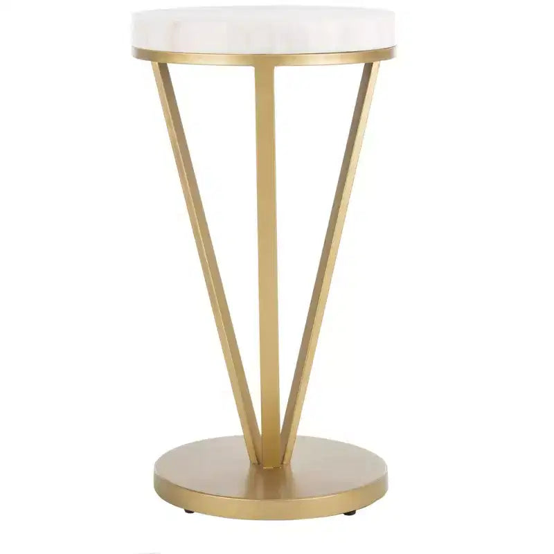 Tavolino Theia - ACC3704A - Bianco/Oro - Safavieh
