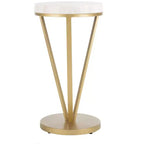 Tavolino Theia - ACC3704A - Bianco/Oro - Safavieh
