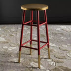 Sgabello da bar Emery con foglia d'oro immersa - FOX3230 - Safavieh Couture