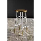 Sgabello da bar Emery con foglia d'oro immersa - FOX3230 - Safavieh Couture