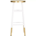 Sgabello da bar Emery con foglia d'oro immersa - FOX3230 - Safavieh Couture