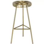 Sgabello da bar contemporaneo in filo intrecciato Addison - FOX4516 - Oro - Safavieh Couture