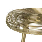 Sgabello da bar contemporaneo in filo intrecciato Addison - FOX4516 - Oro - Safavieh Couture