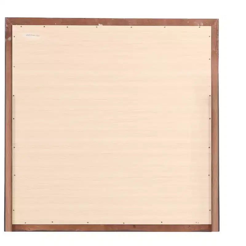 Passion Furniture Specchio da comò classico con cornice in legno, 38" x 38"