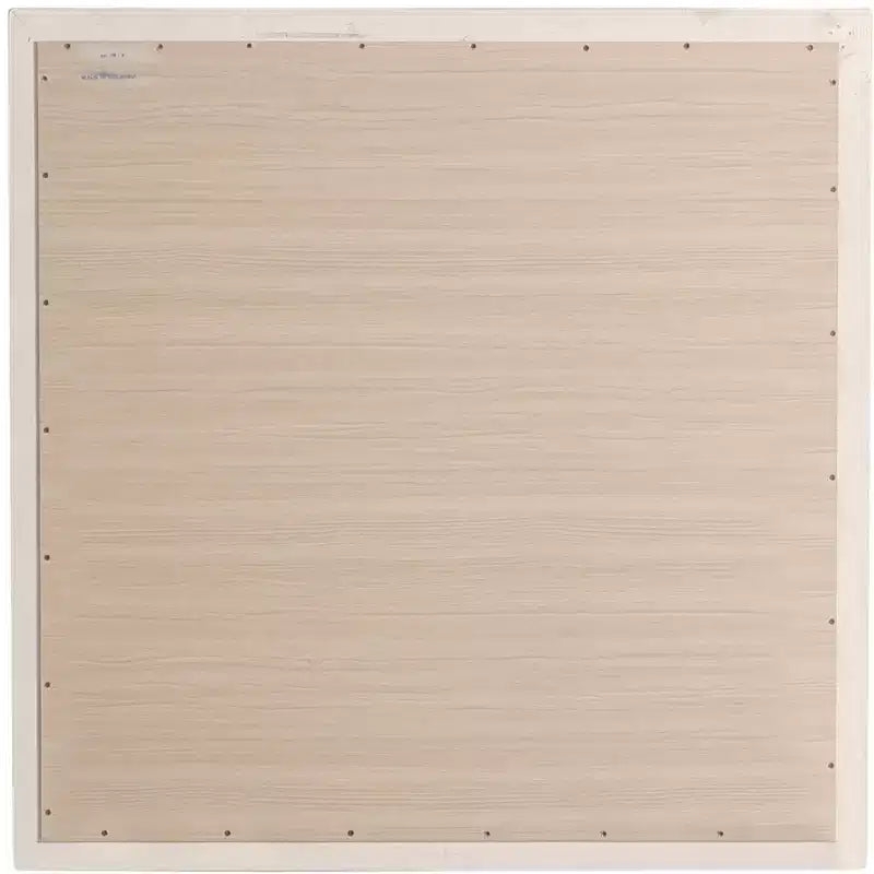 Passion Furniture Specchio da comò classico con cornice in legno, 38" x 38"