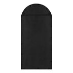 Specchio da parete ad arco in metallo Dolbrook di Kate and Laurel, 19x40, nero