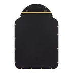 Specchio ad arco in metallo Arthell Kate and Laurel, 24x36, oro